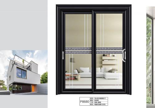 36X80內(nèi)弧推拉門8680