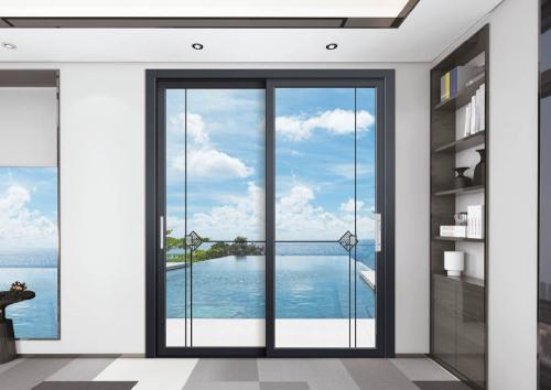 45-55級窄跳色推拉門9008